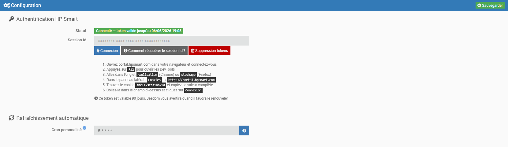 Config instantInk
